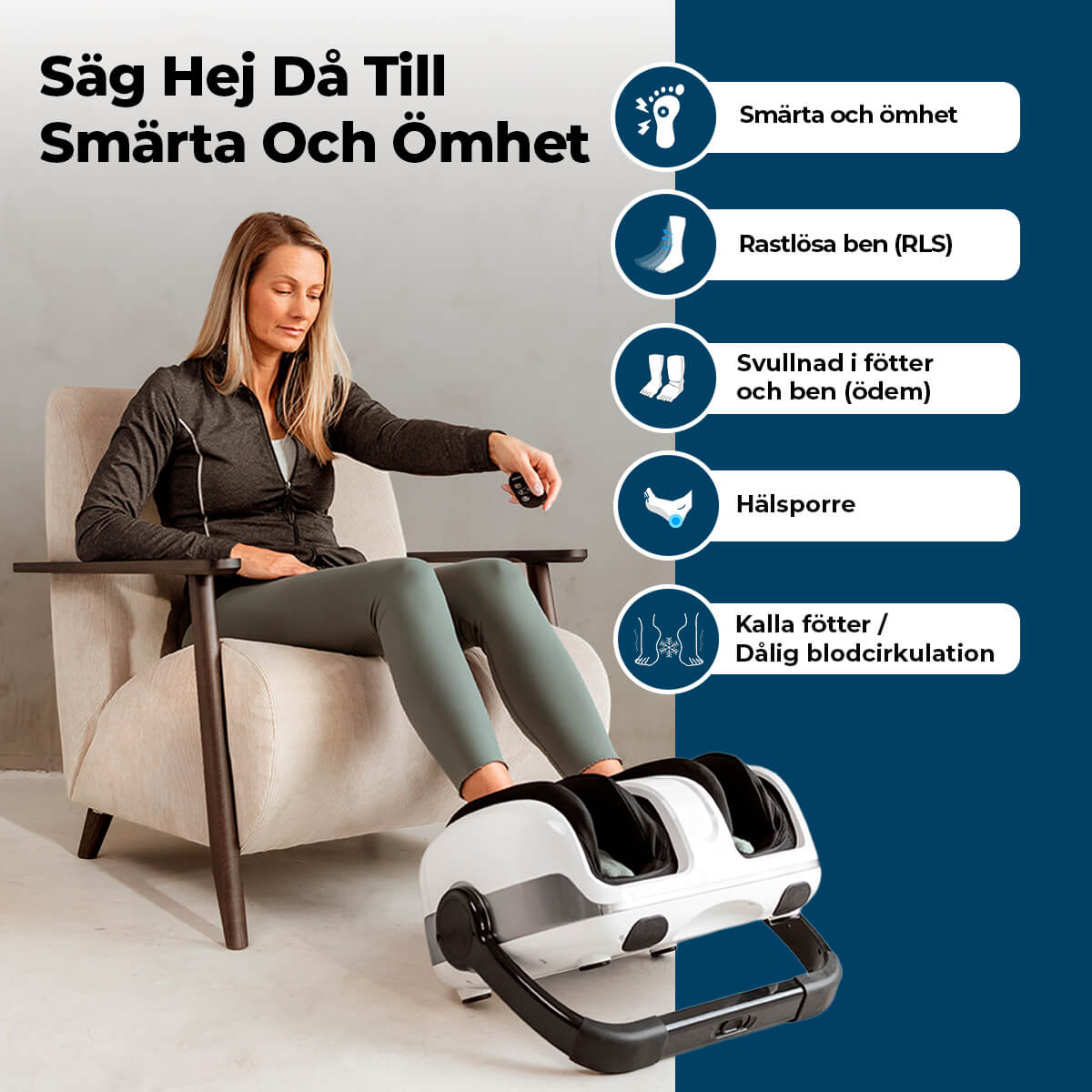 MCare Fotmassager